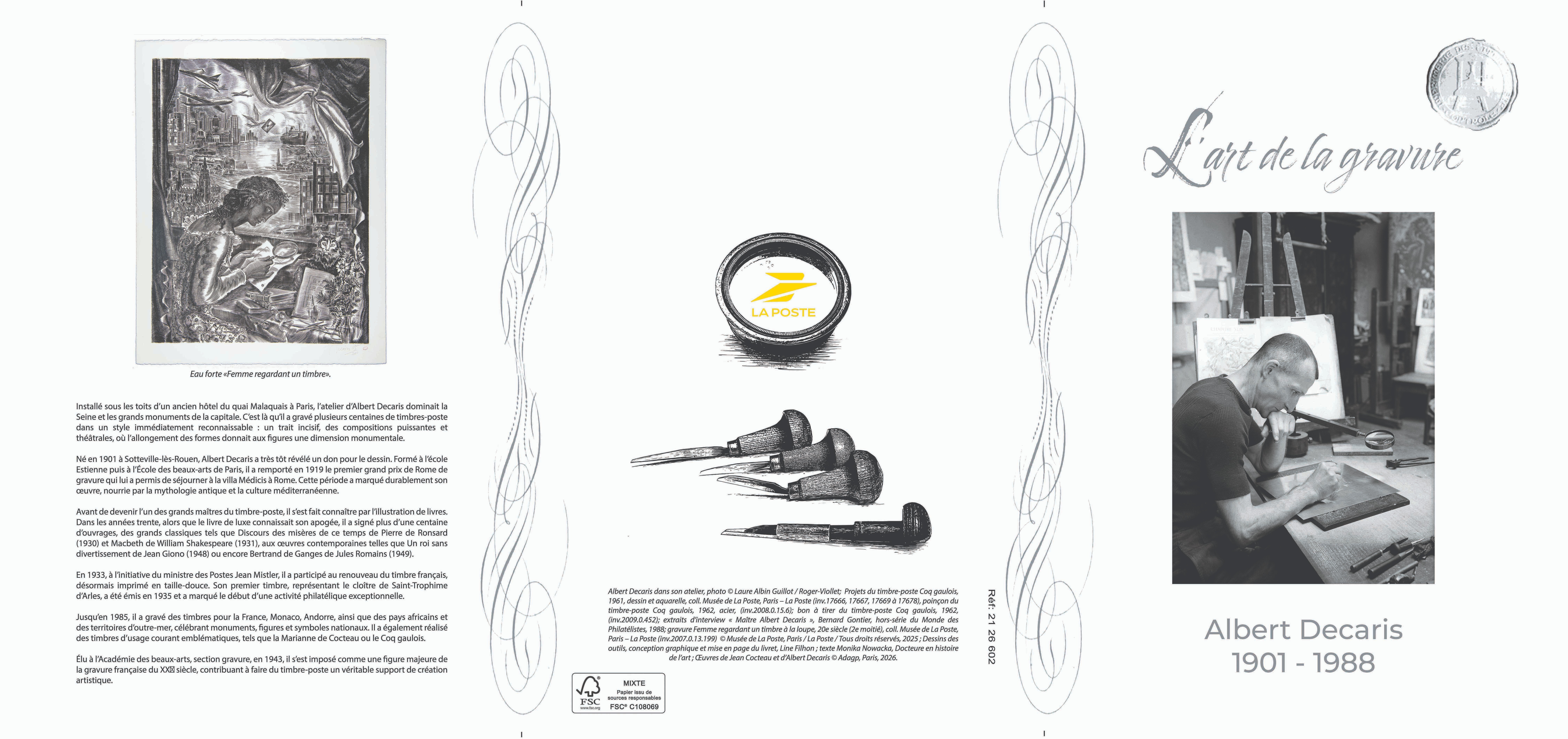 Livret du graveur recto.